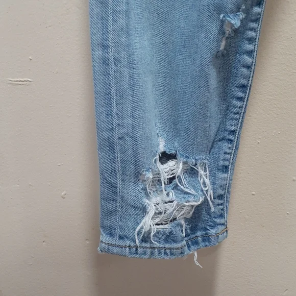 AGOLDE  distressed blue jeans size 26 - Picture 3 of 16
